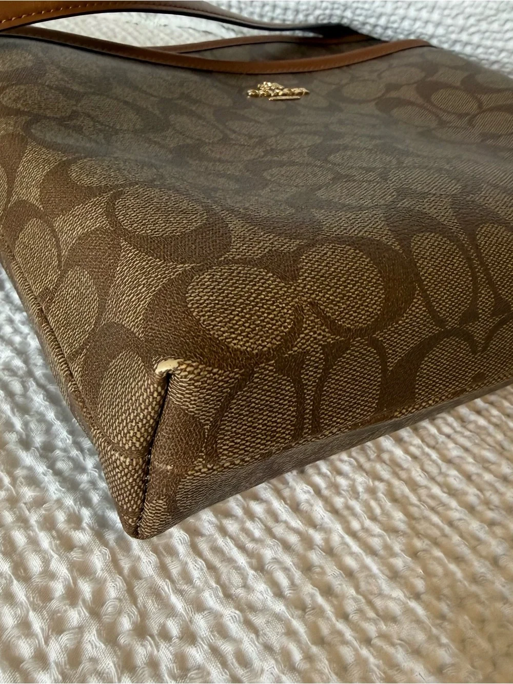 Coach F58297 Signature Coated-Canvas File Crossbody Bag - Picture 6 of 11